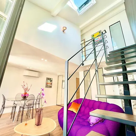 Duplex En Plein Coeur De Cannes, 5 Min Walk To Croisette And Palais شقة *