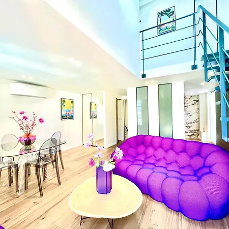 Duplex En Plein Coeur De Cannes, 5 Min Walk To Croisette And Palais شقة