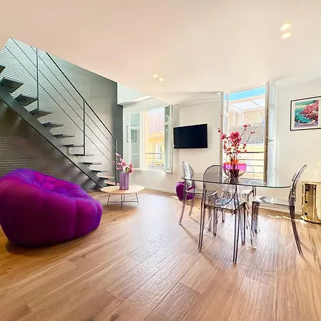 Duplex En Plein Coeur De Cannes, 5 Min Walk To Croisette And Palais