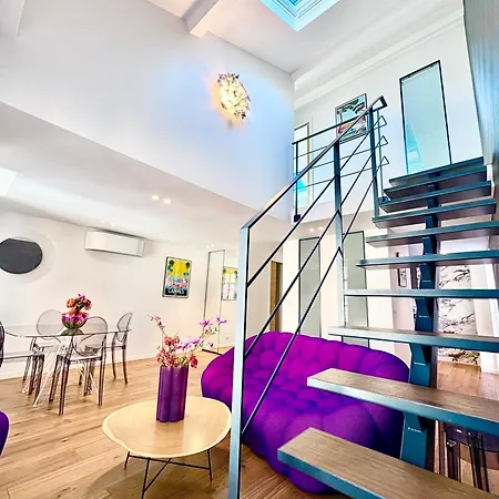 Duplex En Plein Coeur De Cannes, 5 Min Walk To Croisette And Palais شقة كان