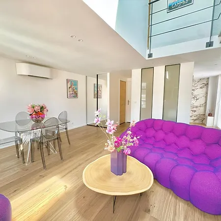 Duplex En Plein Coeur De Cannes, 5 Min Walk To Croisette And Palais Appartamento Cannes